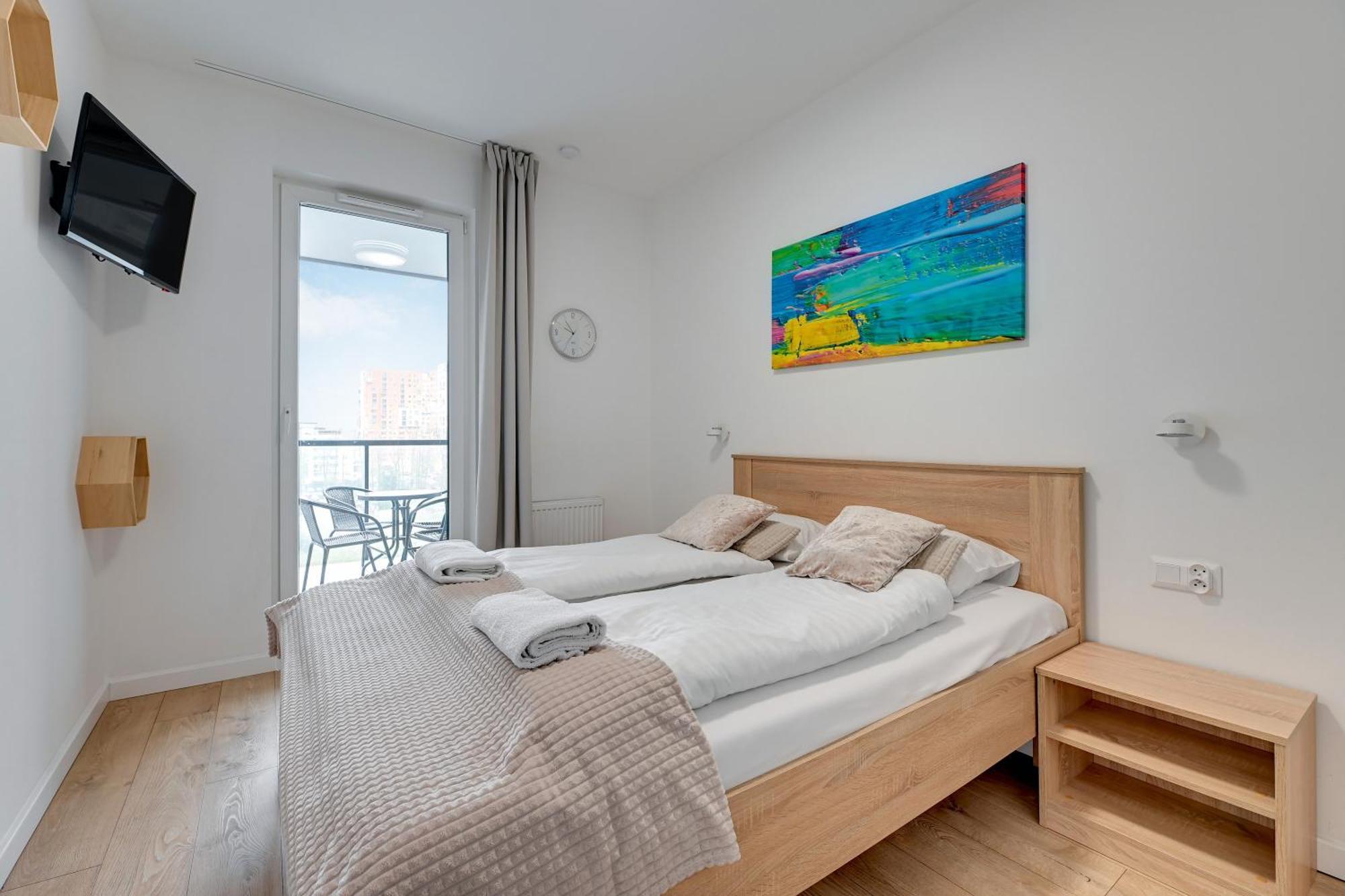 Apartament Nadmorskie Spektrum & Parking Gdansk Exterior photo